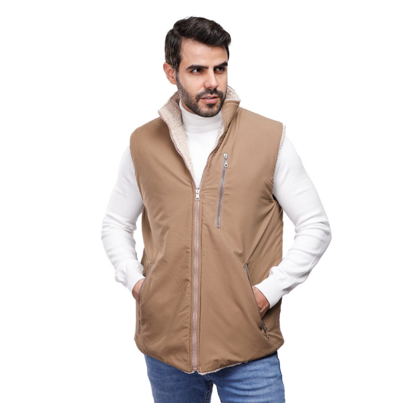 Dupple face Vest With Long Sleeves For Men – coup