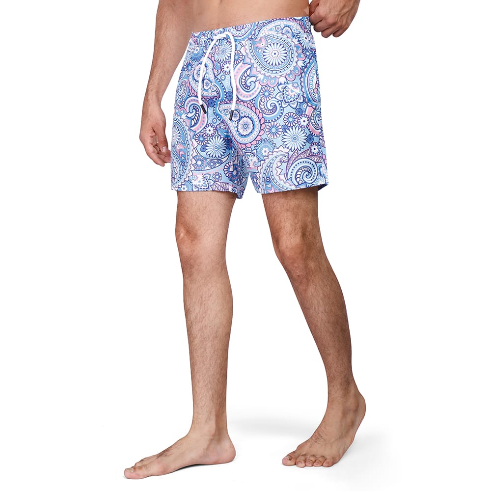 Coup – BLue Floral Swim Shorts - coup