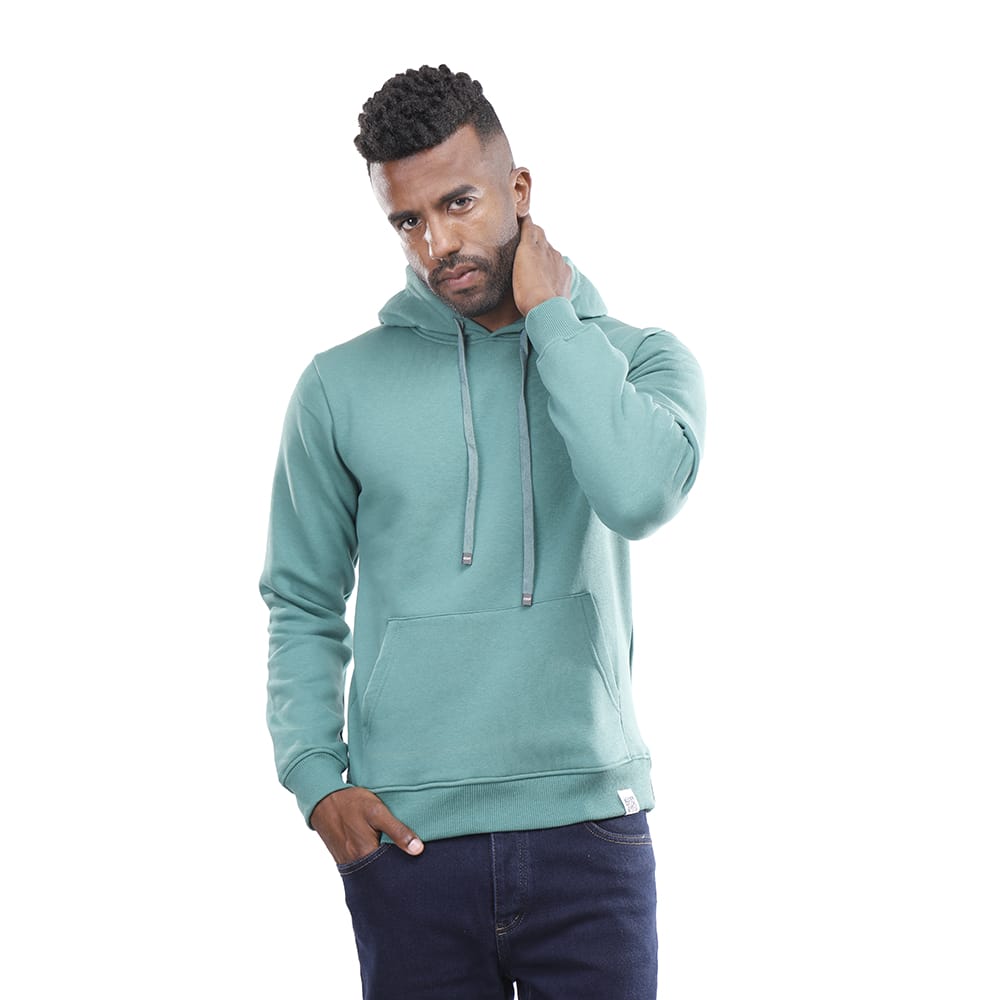 Solid 2025 hooded sweatshirt