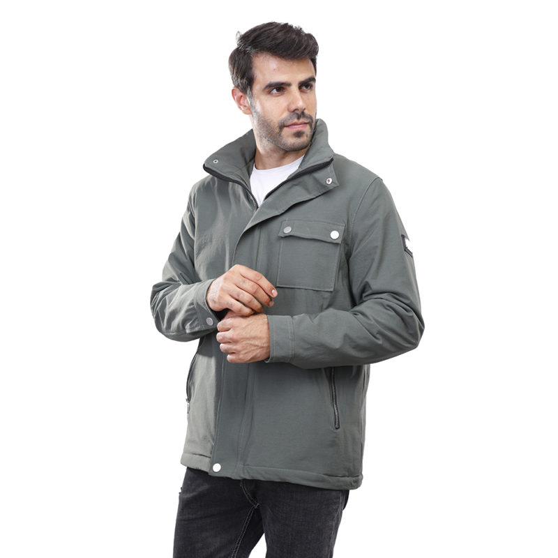 Coup – Solid Jacket with Long Sleeves and Pockets – coup