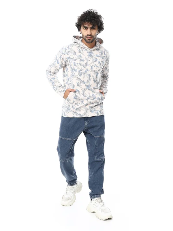 Coup – Men’s Hooded Camouflage Printed Sweatshirt