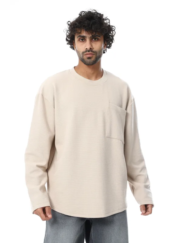 Coup Collection - Men’s Plain Sweatshirt With Pocket