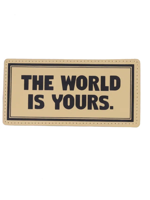 Removal Scotch “THE WORLD IS YOURS“