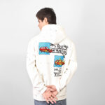 Coup - Multi-Graphic Black Hoodie with Sleeve Prints - Image 2