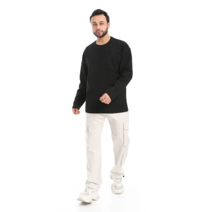 Coup Collection – Men’s Texture Round Neck and Long Sleeves