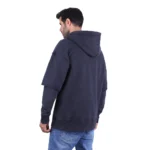 Coup – Men's Text Printed Loose-Fit Hooded Sweatshirt - Image 2
