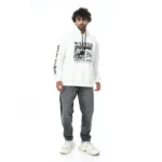 Coup Collection - Oversize Fit Back Printed Hooded Sweatshirt