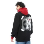 Coup - Black Printed Hooded Hoodie - Image 2
