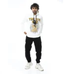 Coup Collection - Hooded Printed Oversize Sweatshirt