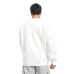 Coup - Grumble Cartoon Boss Graphic White Sweatshirt - Image 2