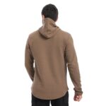 Coup - Soft-Touch Textured Hoodie with Rounded Hem - Image 2