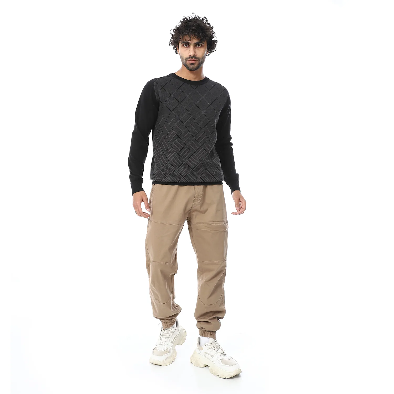 1800203-BLACK-5-1.webp Coup – Men’s Slim Fit Knitwear Sweater - Image 1