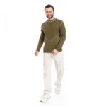 Coup - Blocked Slim Fit Crew Neck Knitwear Sweater