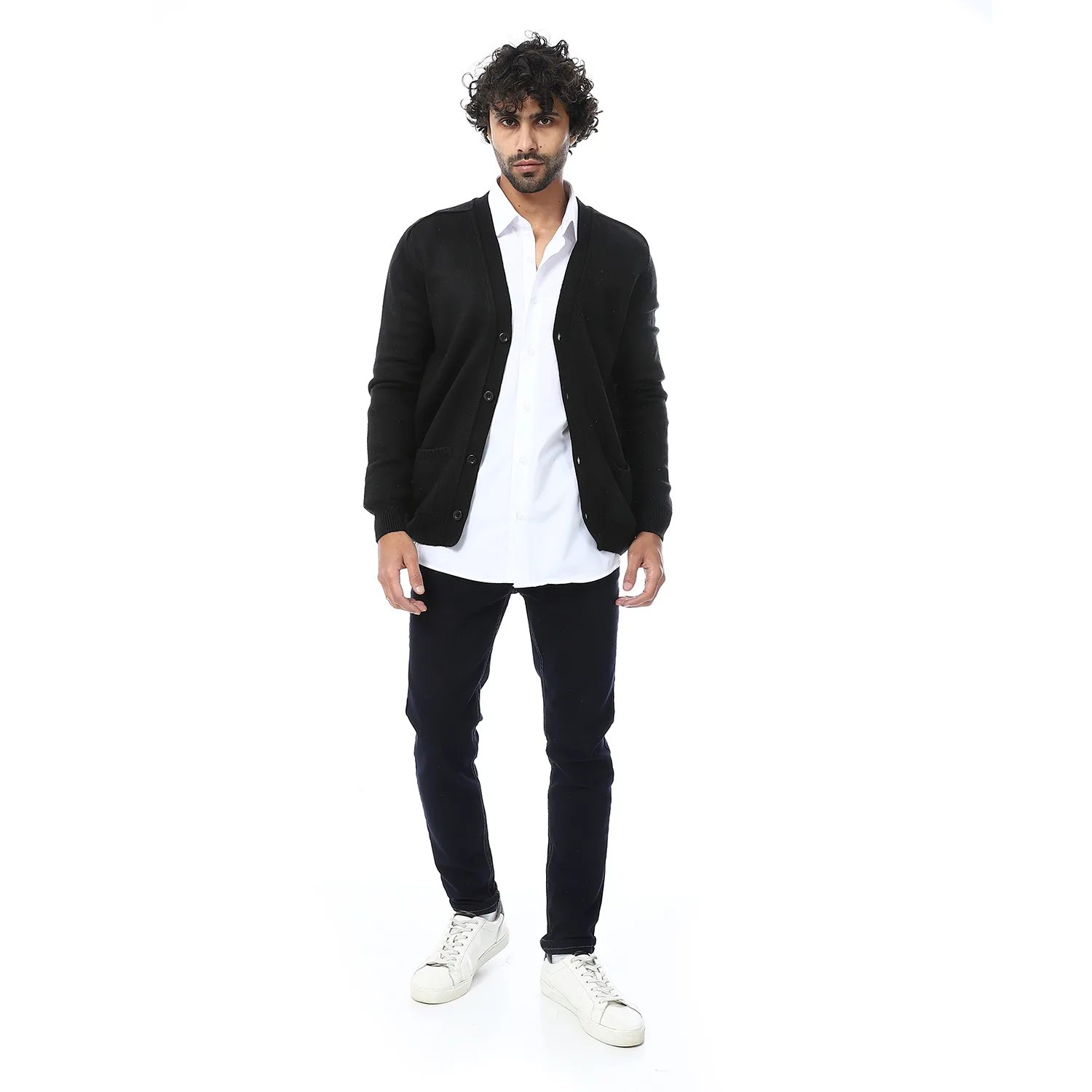 1800206-BLACK-5-1.webp Coup Collection - Men’s Cardigan Knitwear with Long Sleeve - Image 1