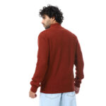 Coup - Men's Rust Quarter-Zip Rib-Knit - Image 2