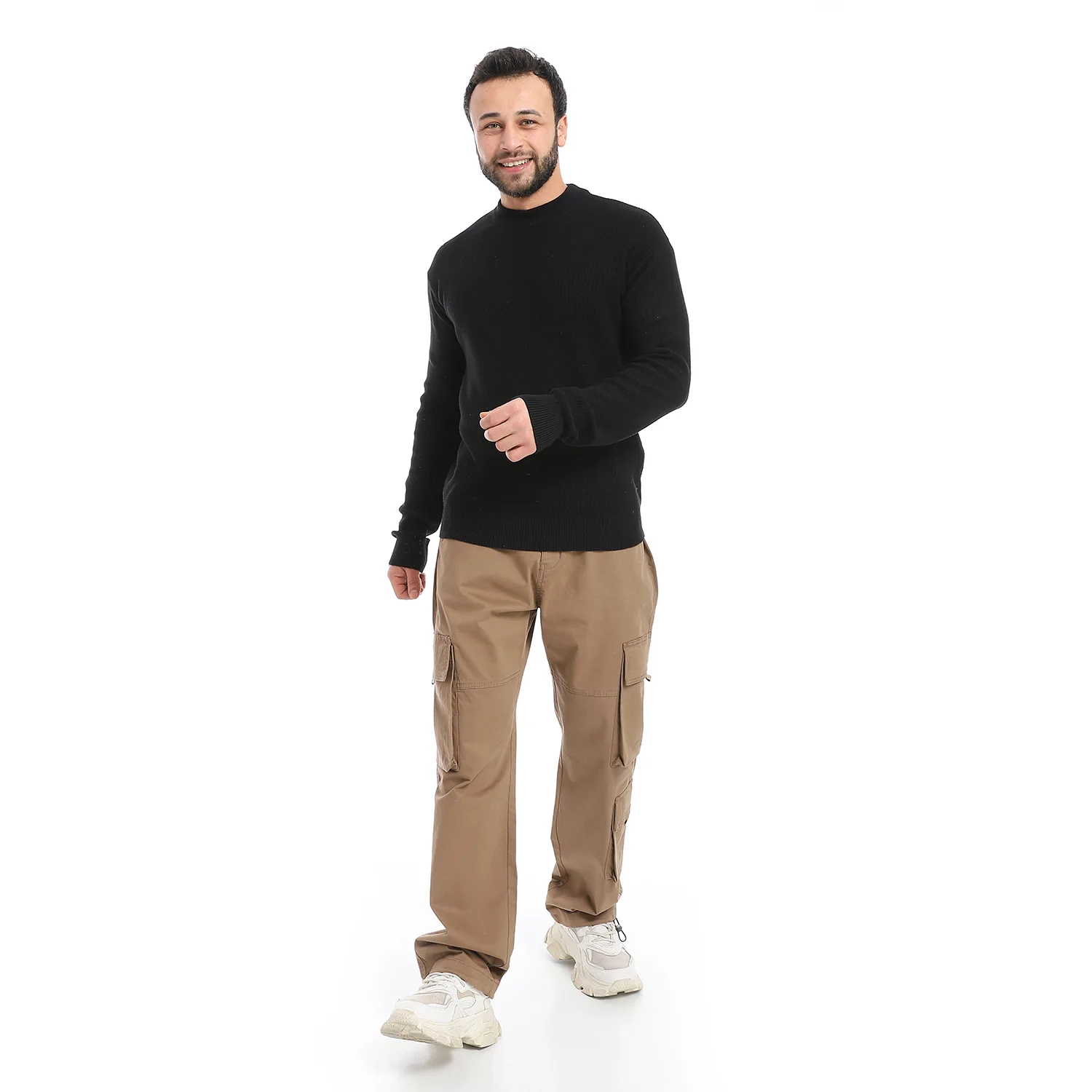 1800218-BLACK-5-1.webp Coup – Men’s Slim Fit Knitwear Sweater - Image 1