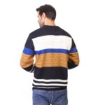 Coup - Multi-Texture Stripe Knit Pullover Sweater - Image 2