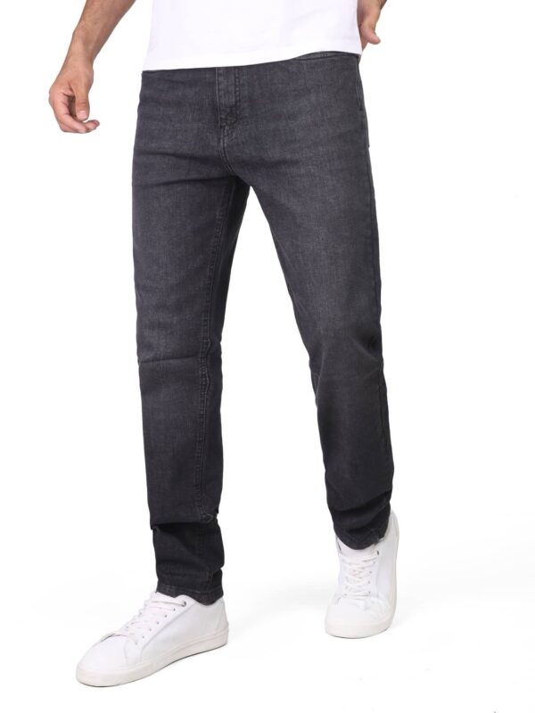 Coup - Plain Straight Cut Jeans with Pockets