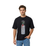 Coup - Men's Oversized Graphic T-Shirt - "Charged Battery"
