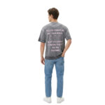 Coup - Acid Wash Oversized Graphic Tee - "Follow & Focus & Choose" - Image 2